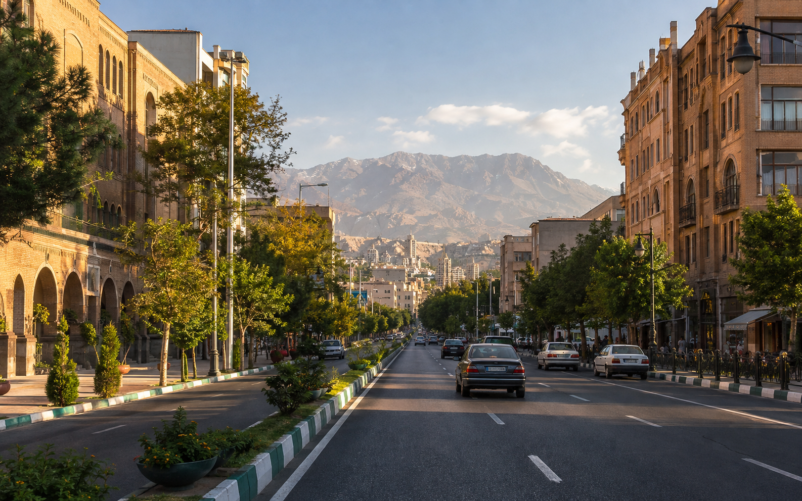 نمای محله تهرانپارس شرقی